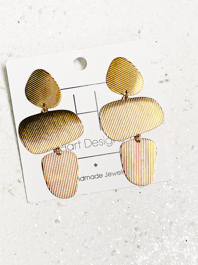 Hart Designs- Pure Gold Dangle Earrings