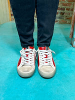 Paula- Red Snake Sneaker