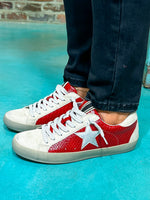 Paula- Red Snake Sneaker