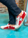 Paula- Red Snake Sneaker