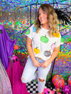 Queen of Sparkles- Multi Pumpkin Tee Final Sale