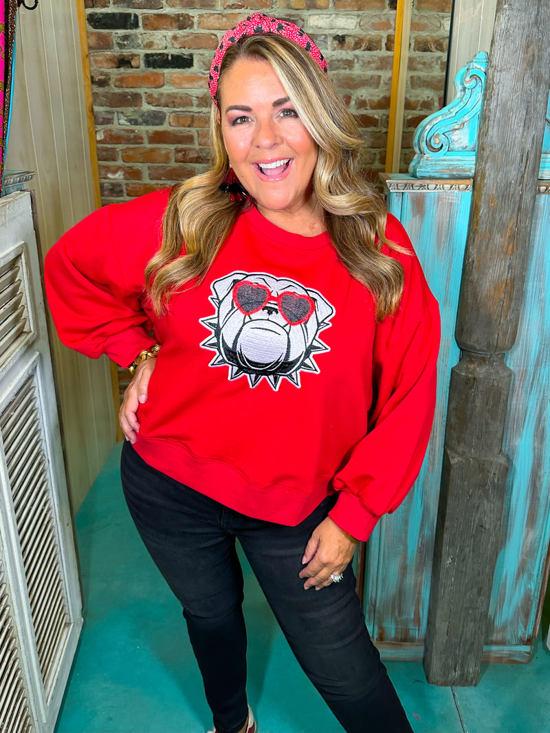 MM Red Bulldog- Millie Sweatshirt