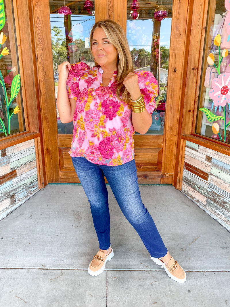 Elizabeth Floral Top