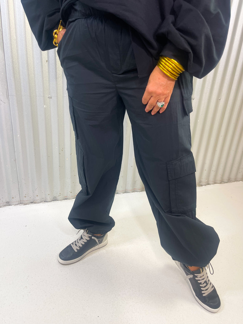 On The Sly Nylon Cargo Pants – Lucy Lu's Boutique