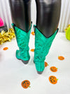 Baylor Metallic Green Boots