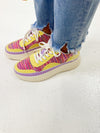 Matisse-Go To- Yellow Multi Woven Sneaker
