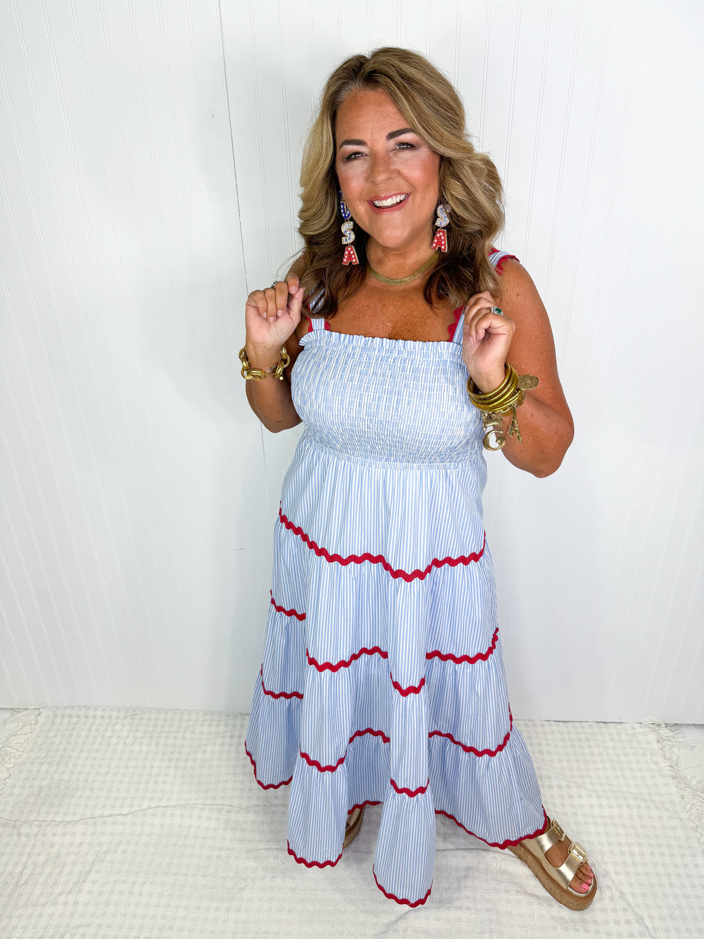 Picnic In July Maxi Dress