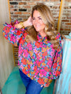 Floral Cornucopia Top