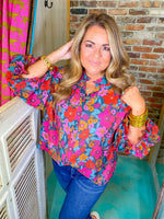 Floral Cornucopia Top
