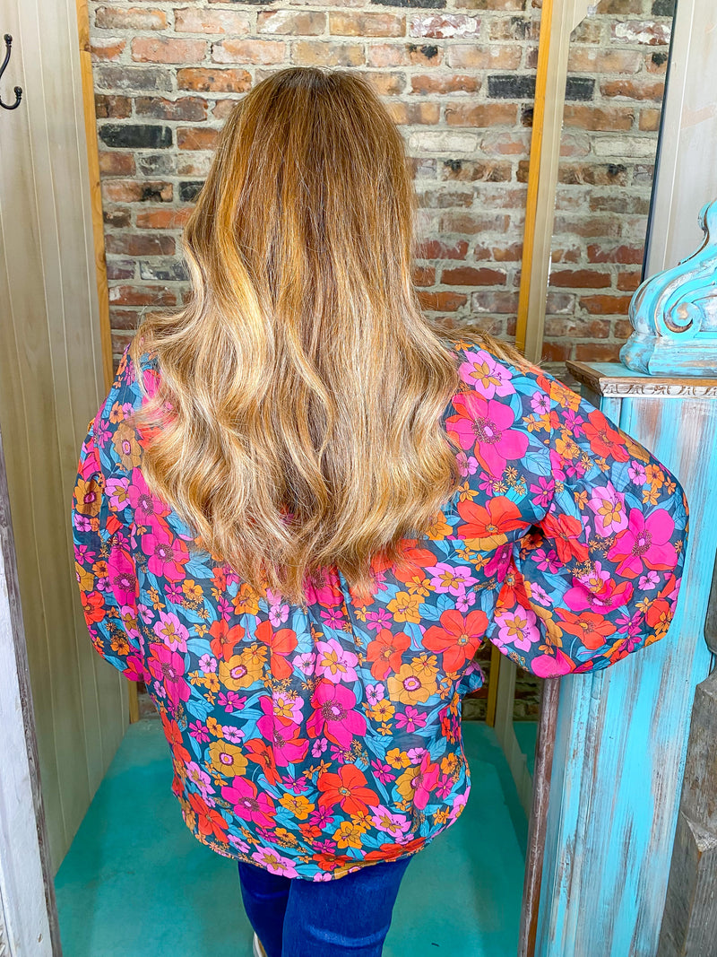 Floral Cornucopia Top