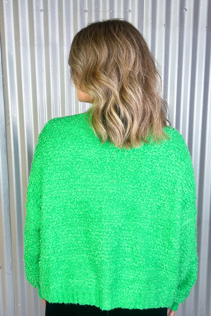 Lucy Knit Sweater- Green