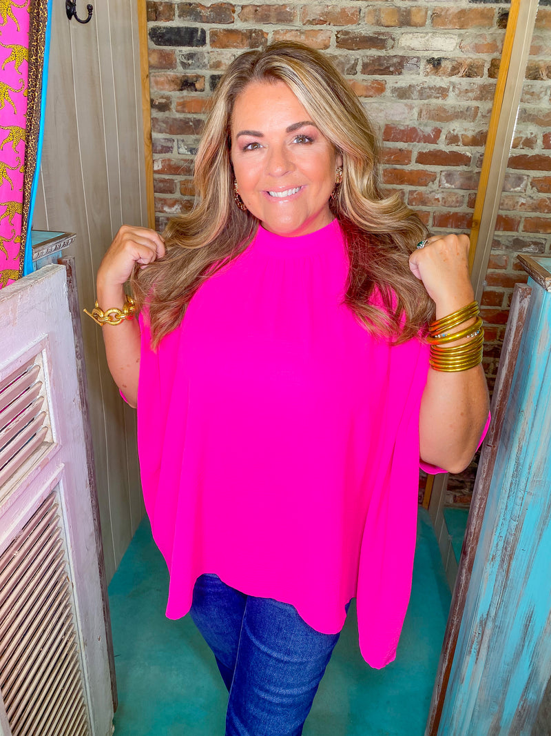 Vibin' Vibrant Pink Top