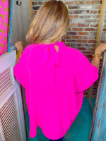 Vibin' Vibrant Pink Top