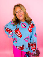 Queen of Sparkles- Lips & Coke Sweatshirt