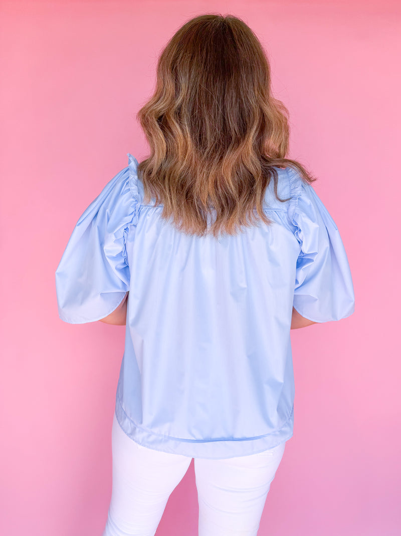 Kendall Top- Chambray