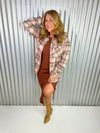 Not Your Boyfriend's Flannel- Almond