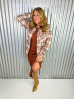 Not Your Boyfriend's Flannel- Almond