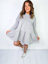 Karlie - Long Sleeve Tiered Dress