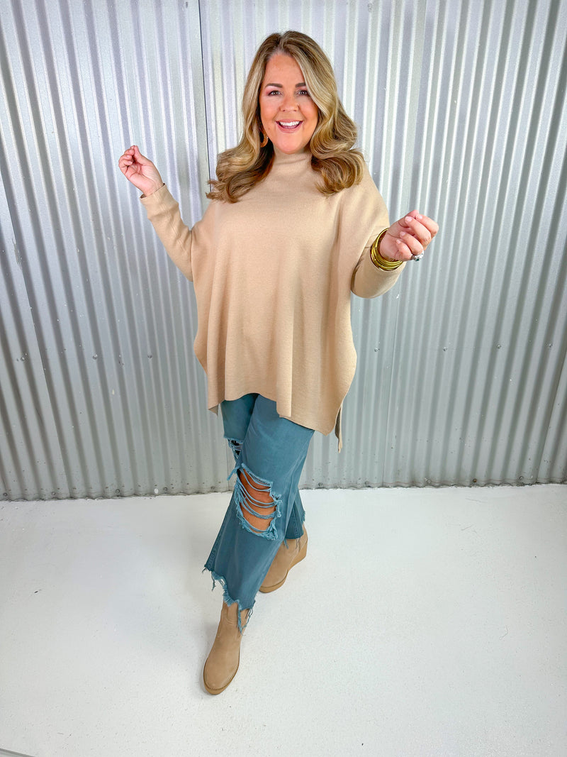 Autumn Breeze Sweater- Nude