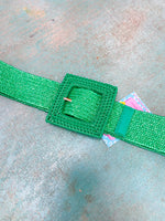 Fall Frenzy Stretch Rattan Belt