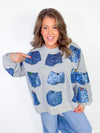 Queen of Sparkle - Queen of Denim Sweatshirt