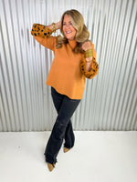 Running Wild Faux Fur Cuff Sweater