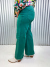 Jaycee Wide Leg Pant- Dark Sage