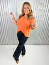 Tina Tiger Tee - Burnt Orange
