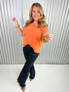 Tina Tiger Tee - Burnt Orange