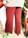 Pumpkin Spice Wide Leg Pants