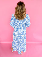 Fields Of Happiness Toile Maxi Dress