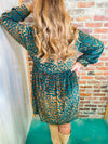 Burning Embers Burnout Velvet Dress