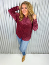 Breaking Dawn Burnout Velvet Button Down