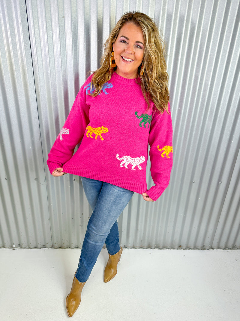 Leopards On Parade Sweater