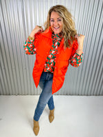 Orange Crush Puffer Vest