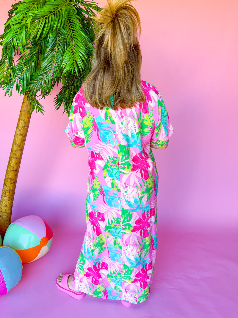 Pretty Palms Maxi Dress