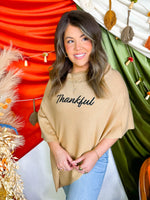 Thankful Poncho Top