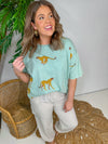 Lounging Leopard Tee