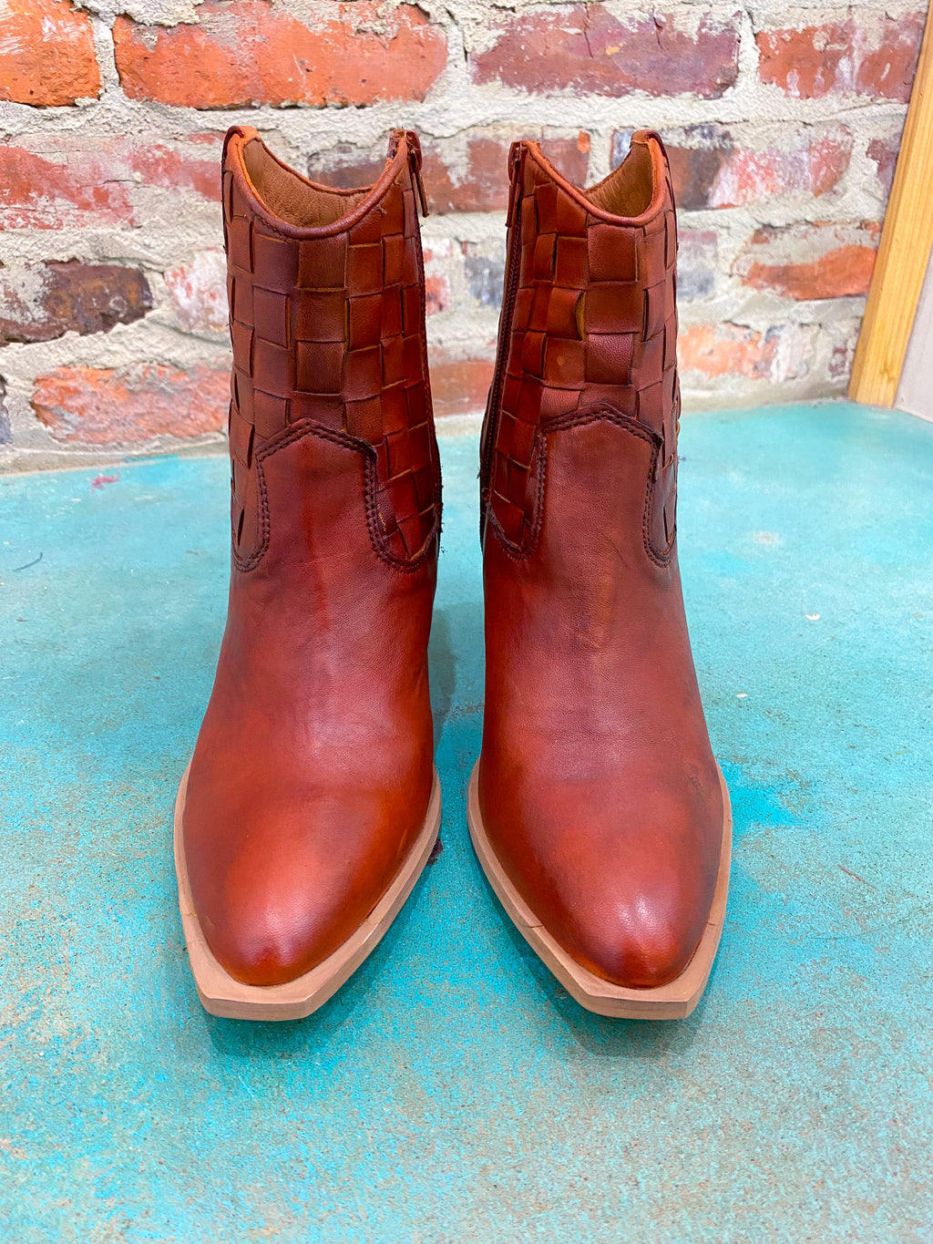 Matisse Dawn Cognac Brown Leather Boot