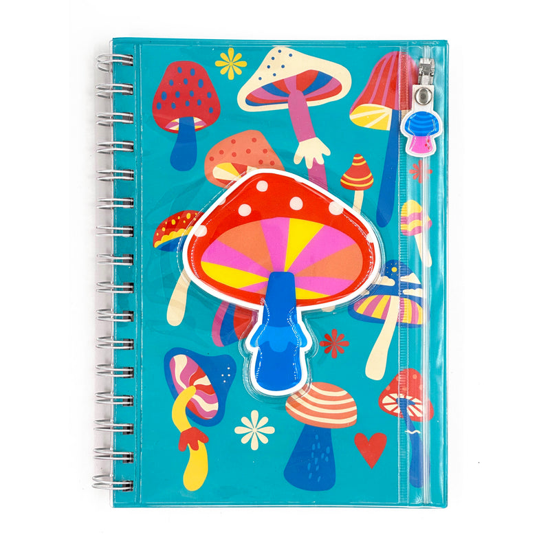 Snifty - Mushrooms Journal with Pencil Pouch