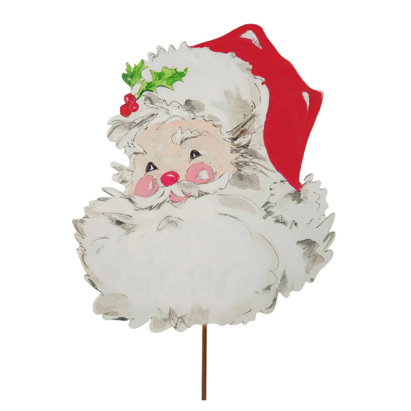 The Round Top Collection - Beck's Red Santa Stake