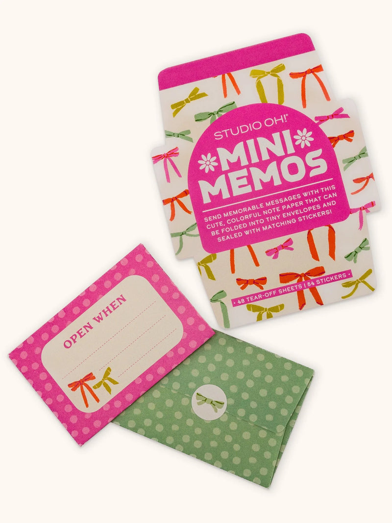 Put a Bow on It Mini Memos with Stickers