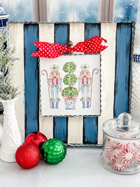 The Round Top Collection - Beck's Mini Blue Nutcrackers