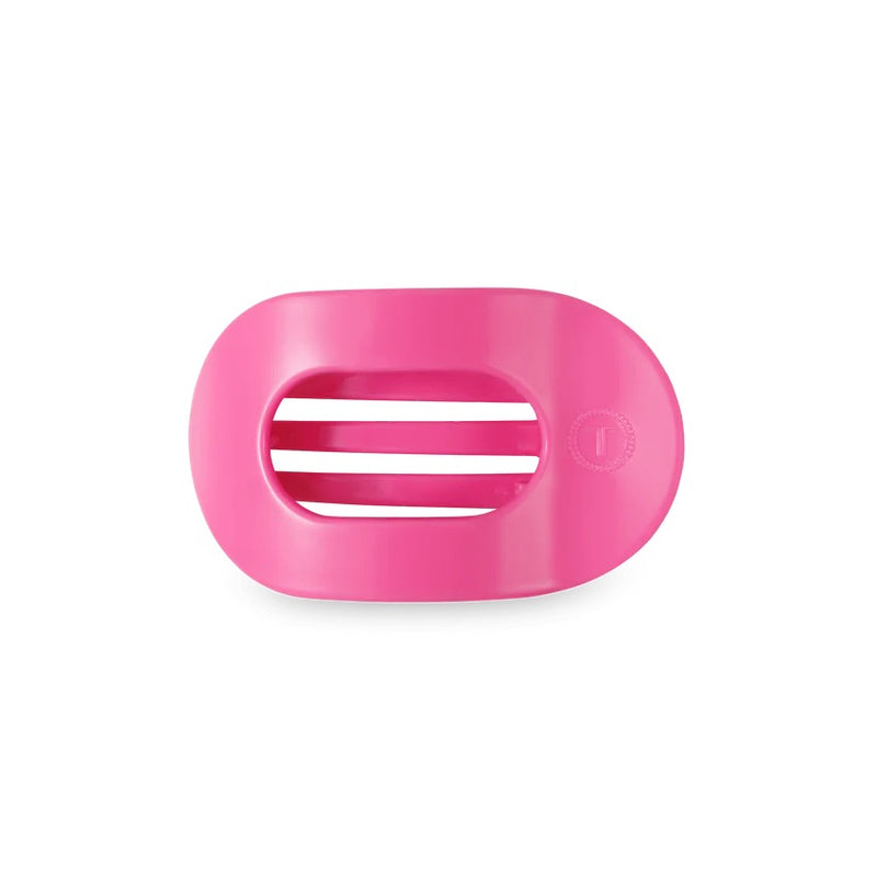 Teleties - Small Flat Round Clip | Paradise Pink