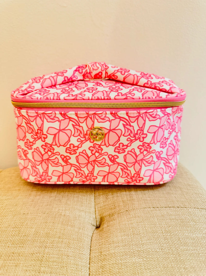 Mary Square - The Kiss & Makeup Bag - Blossom Breeze