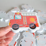 Bath Stickers |Color Changing | Mucky Trucks