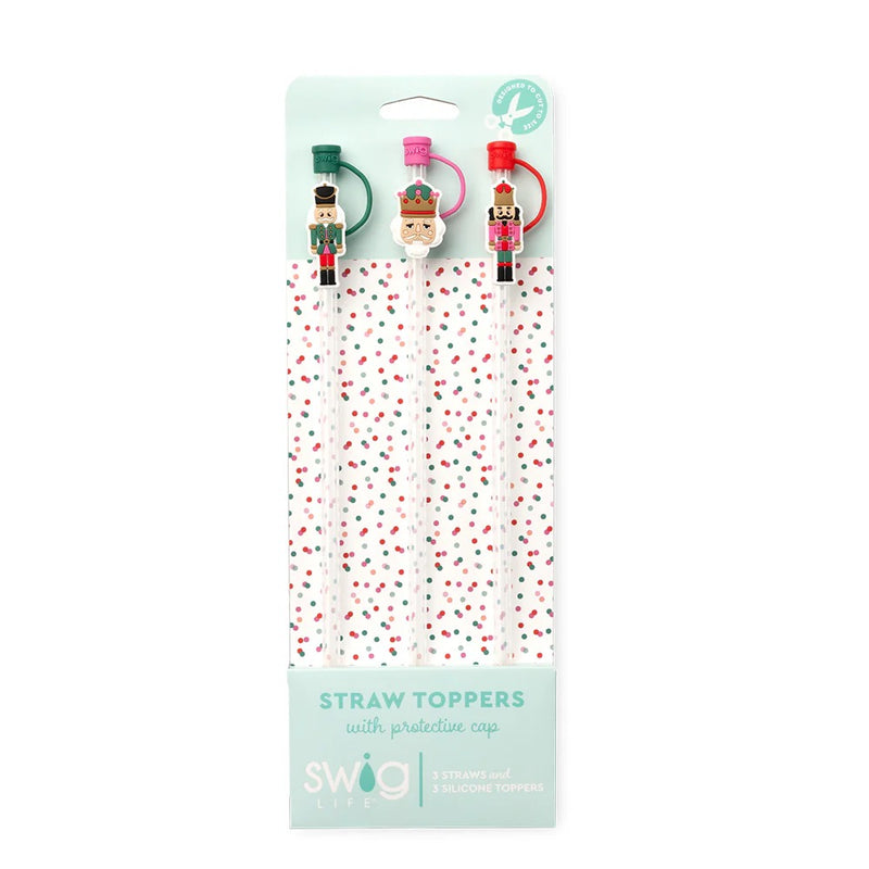 Swig - Classic Nutcracker Straw Topper Set