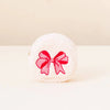 The Darling Effect -Circle Teddy Pouch - Red Bow