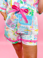 Asleep On The Beach Pajama Set