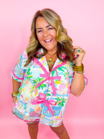 Asleep On The Beach Pajama Set